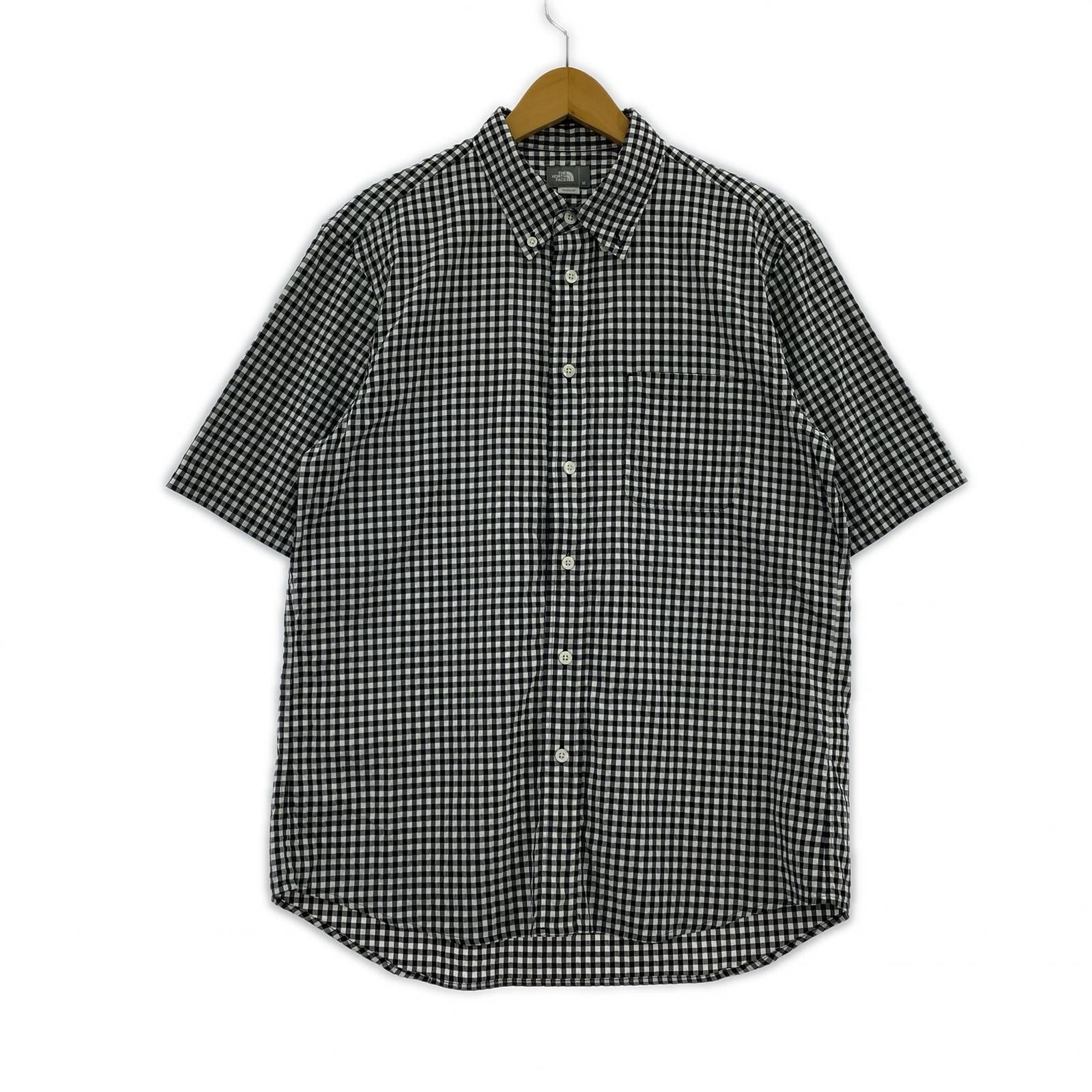 半袖シャツ S/S Hidden SHIRT (M) M ブラック
