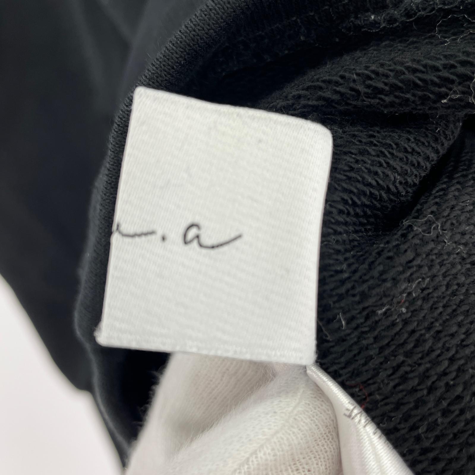 スウェット bow.a PUFF SHOULDER CUTSEW フリー ブラック