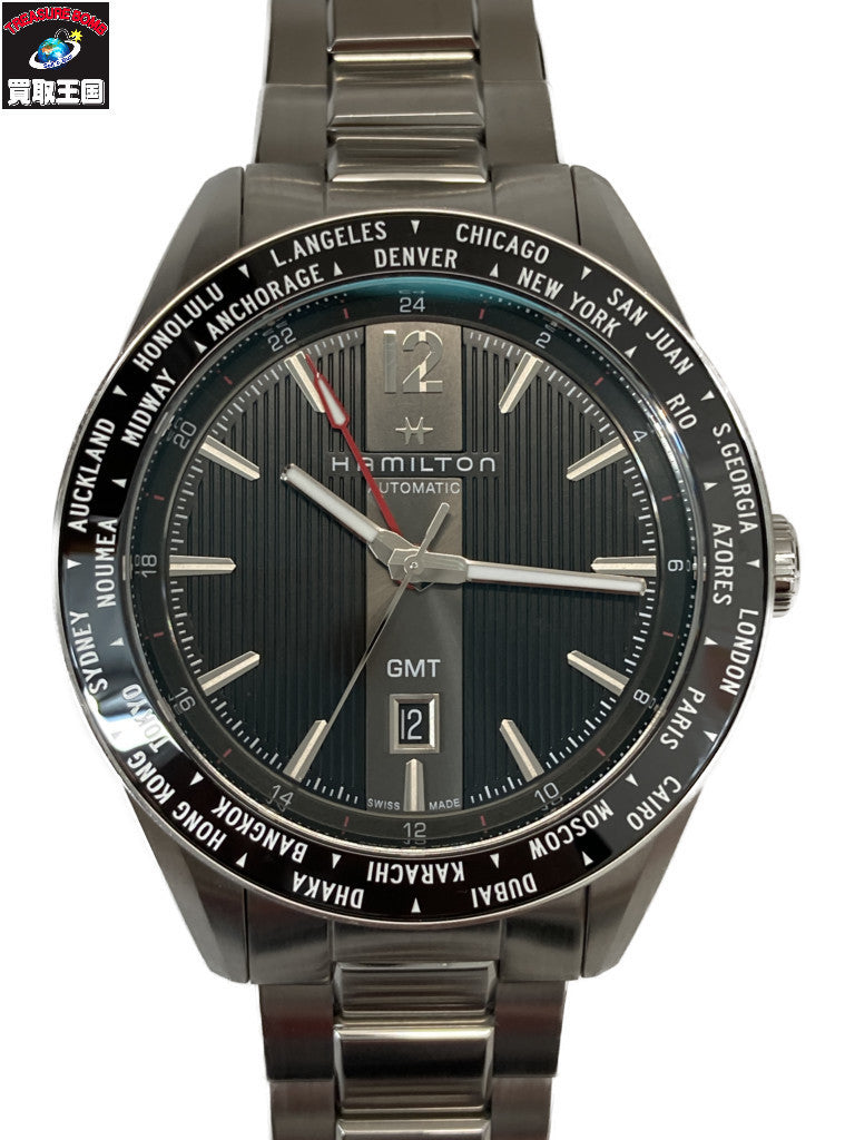 ハミルトン/ブロードウェイGMT/H43725131/仕上げ メンズAT H43725131/H437250 腕時計