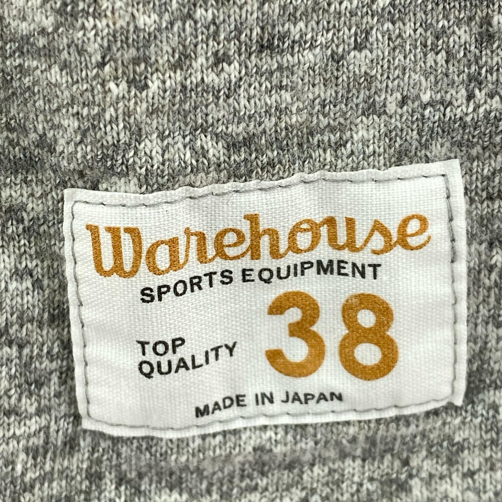 長袖Tシャツ WAREHOUSE Lot 4800 フットボールTシャツ グレー (38) 38 グレー