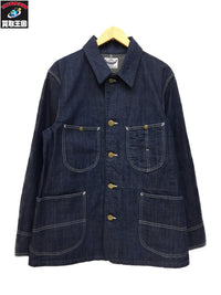 デニムジャケット 491J Coverall カバーオール (S) インディゴ