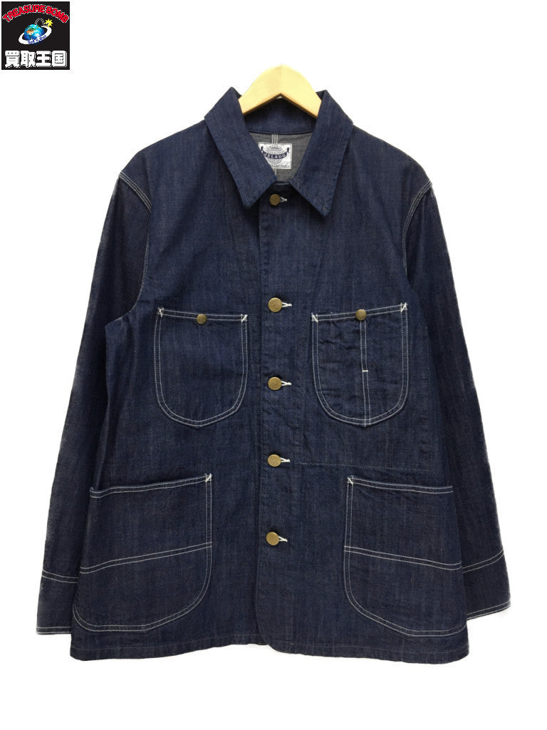 デニムジャケット 491J Coverall カバーオール (S) インディゴ