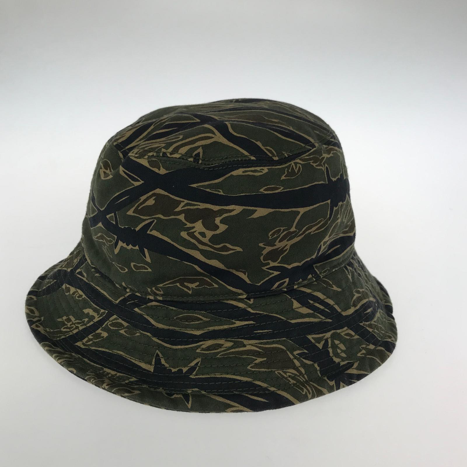 ハット BARBED WIRE CAMO柄 バケットハット 02243QH01