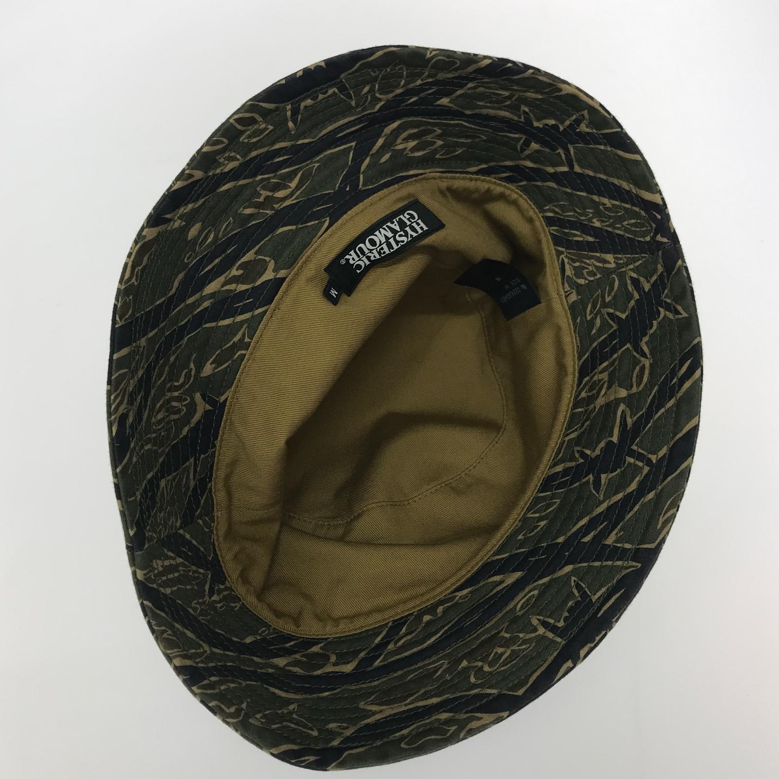 ハット BARBED WIRE CAMO柄 バケットハット 02243QH01