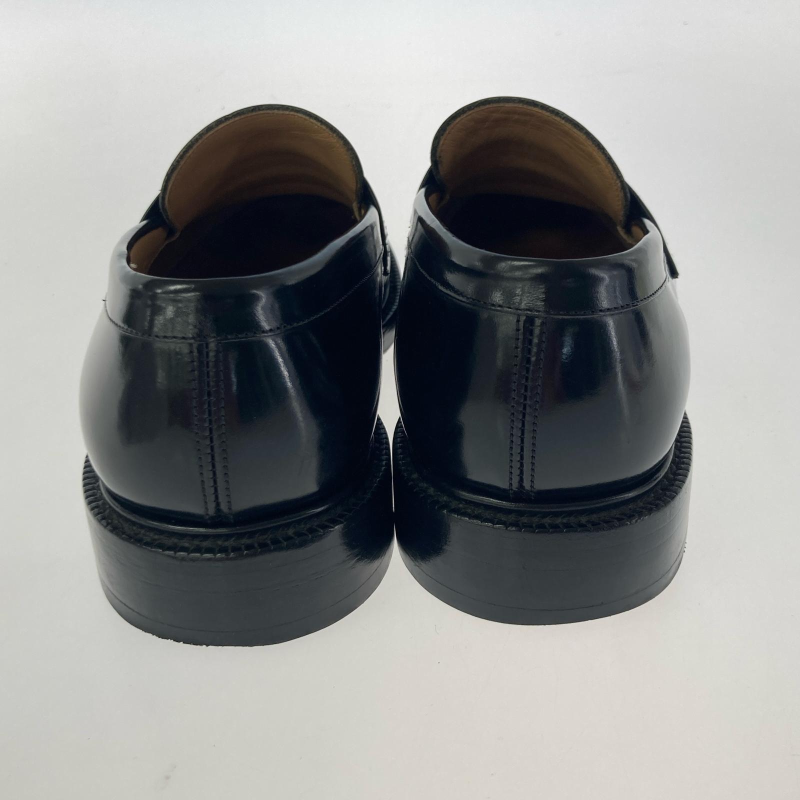 シューズ custom grade ポリッシュ ローファー UK6 ブラック