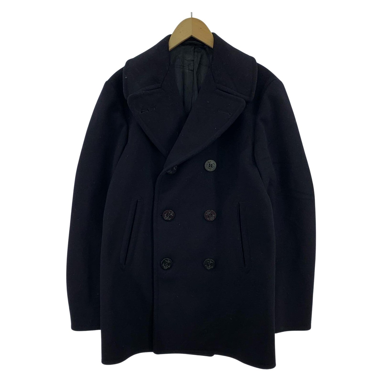 ジャケット 70sUS NAVY Pコート ネイビー