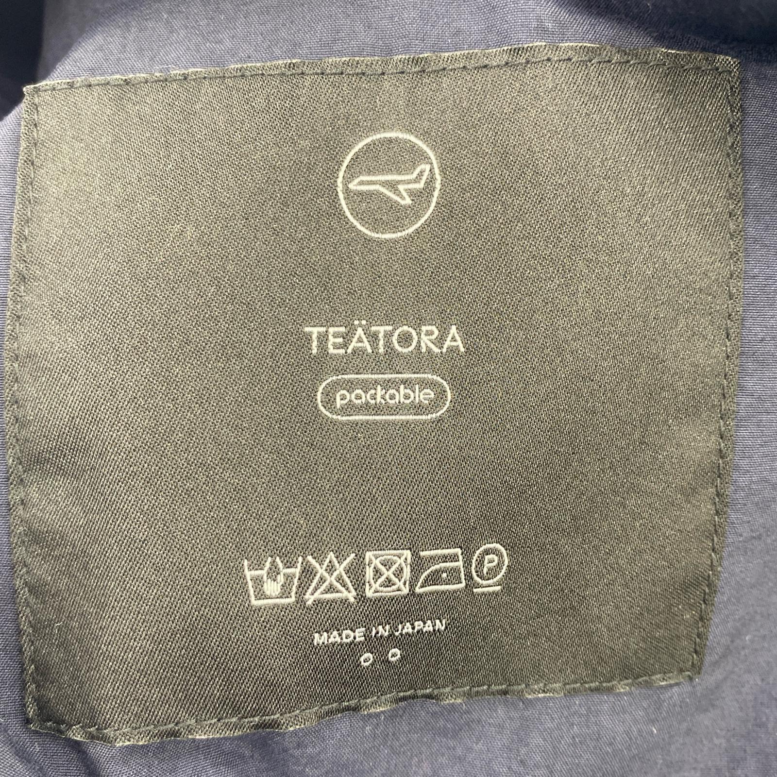 ジャケット TEATORA SOUVENIR HUNTER S/L packable パッカブル フーデッドブルゾン 2 ネイビー
