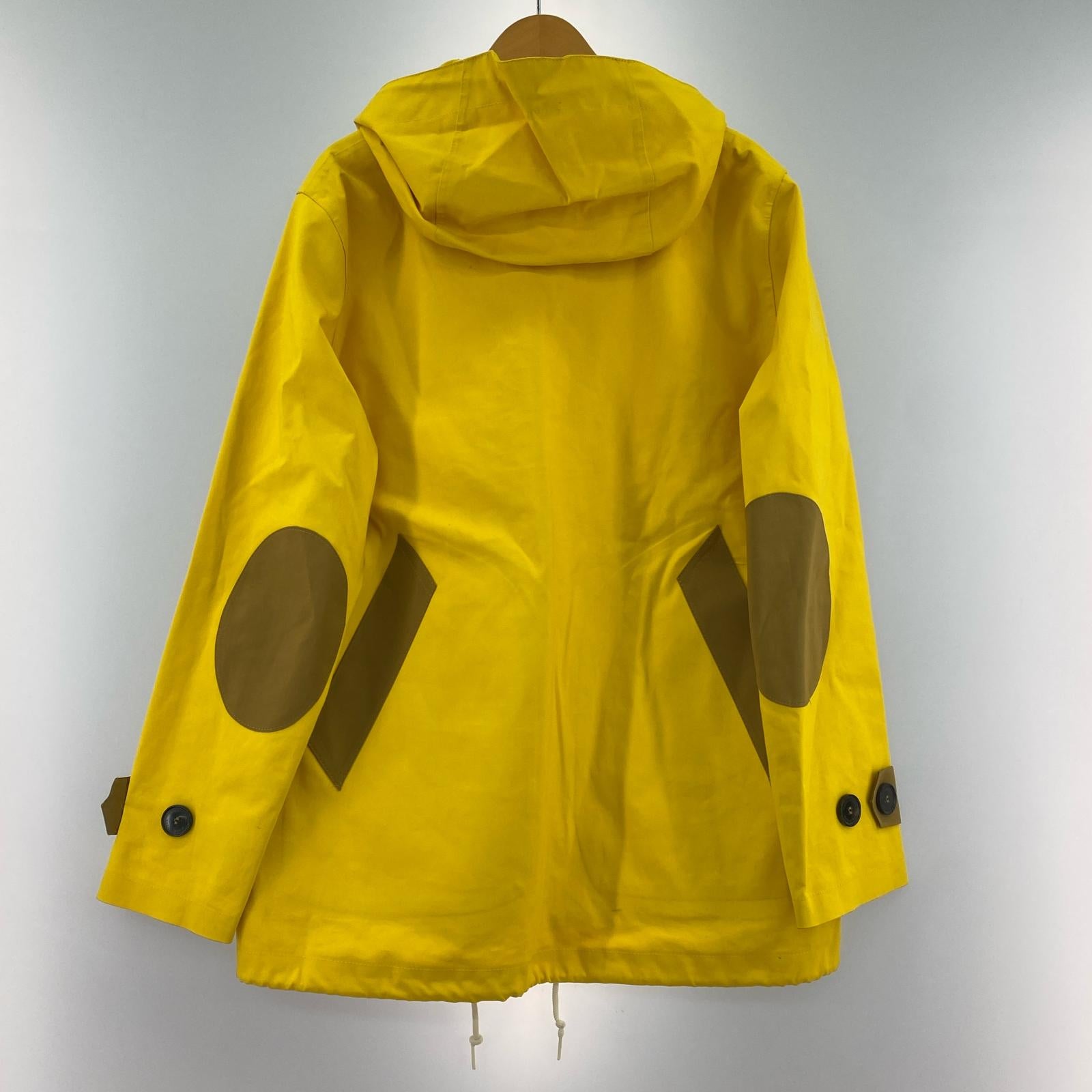 ジャケット Mackintosh×Band of outsiders ゴム引き フーデッドジャケット 40 イエロー