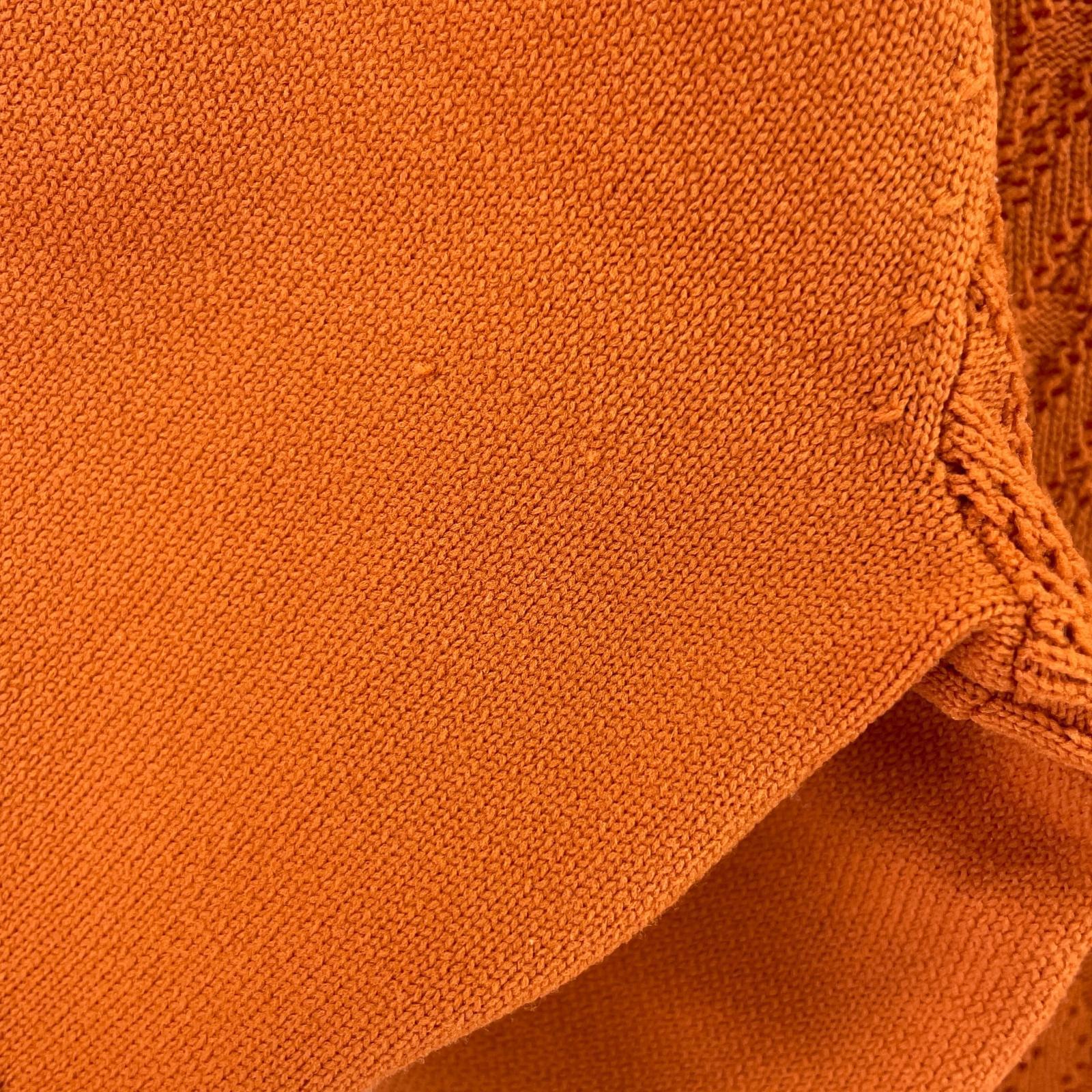 ポロシャツ 2020SS S/S CABLE POLO ORANGE L