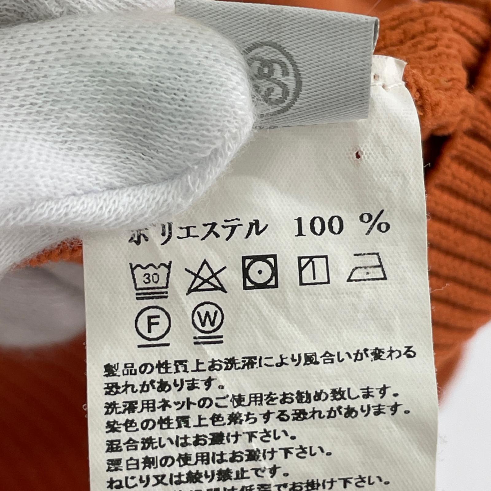ポロシャツ 2020SS S/S CABLE POLO ORANGE L