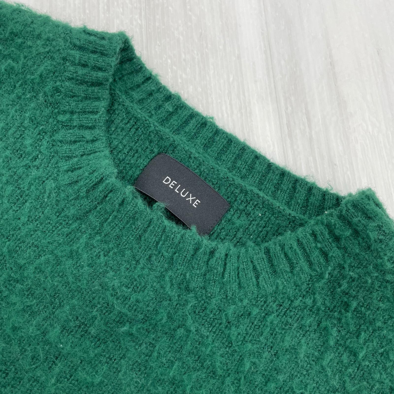 ニット TAKE ID CREWNECK KNIT PULLOVER GREEN L グリーン