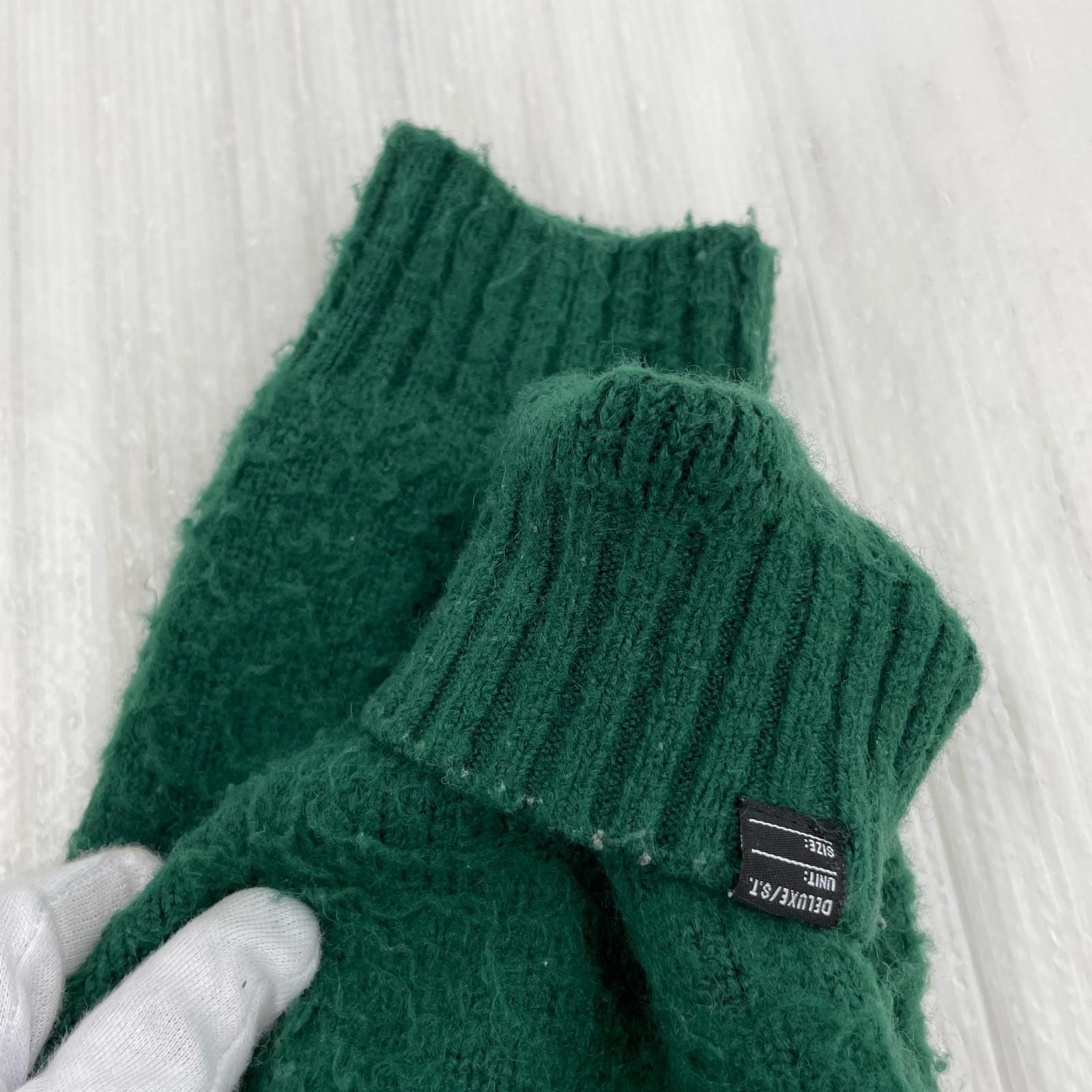 ニット TAKE ID CREWNECK KNIT PULLOVER GREEN L グリーン