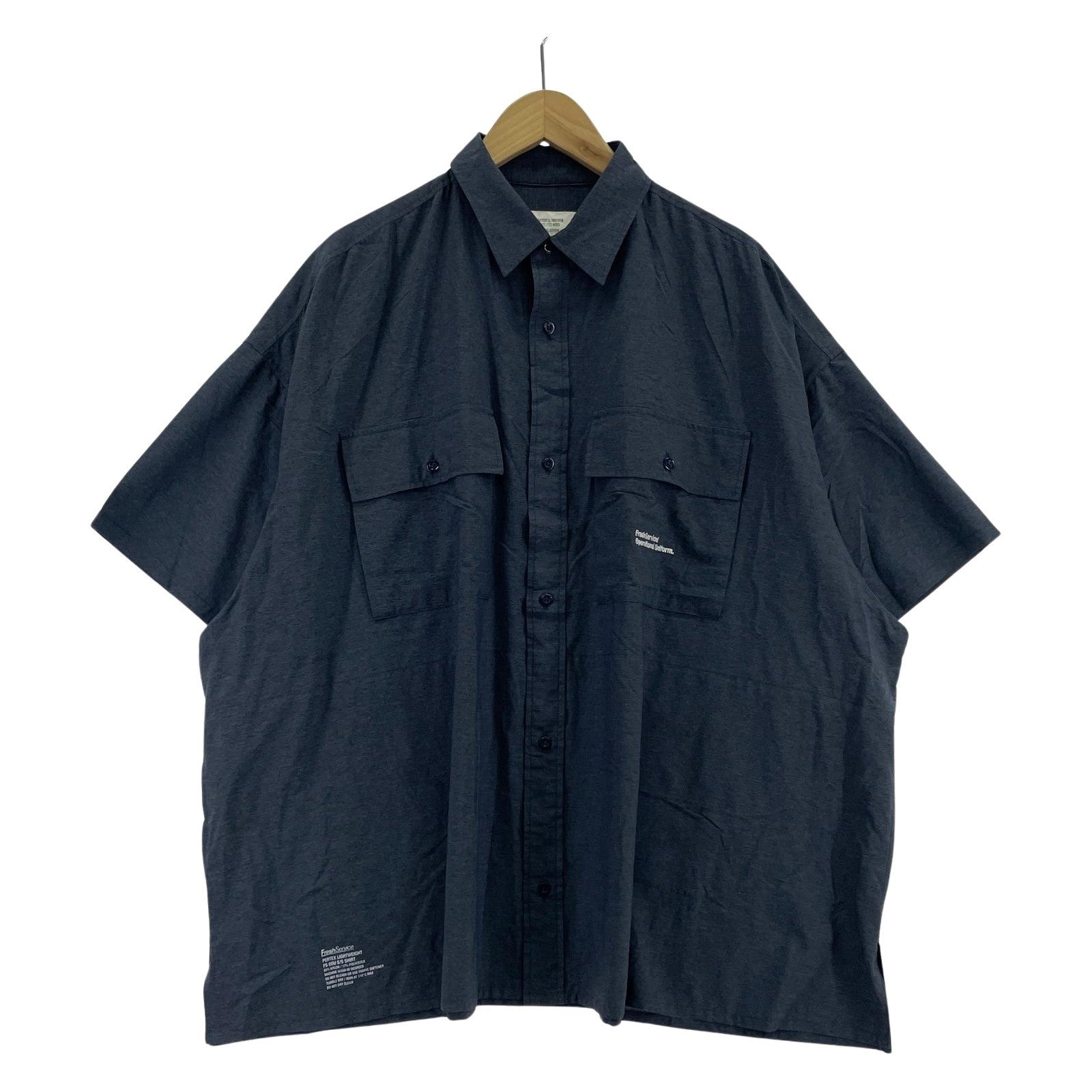 半袖シャツ PERTEX LIGHTWEIGHT S/S SHIRT ネイビー