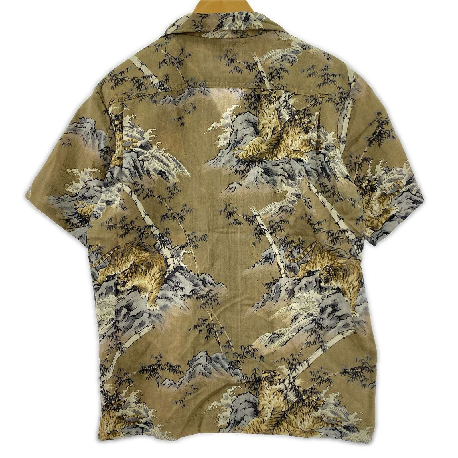 半袖シャツ MikiLirry リメイク虎柄シャツ