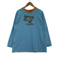 長袖Tシャツ Angel Blue スパンコール ロンTee/BLE フリー ブルー