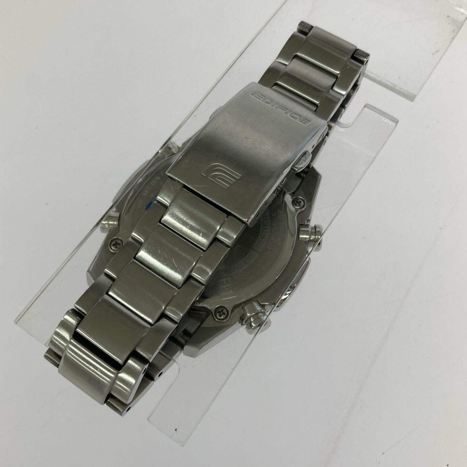 腕時計 EDIFICE/ソーラー時計/SLV シルバー