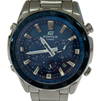 腕時計 EDIFICE/ソーラー時計/SLV シルバー