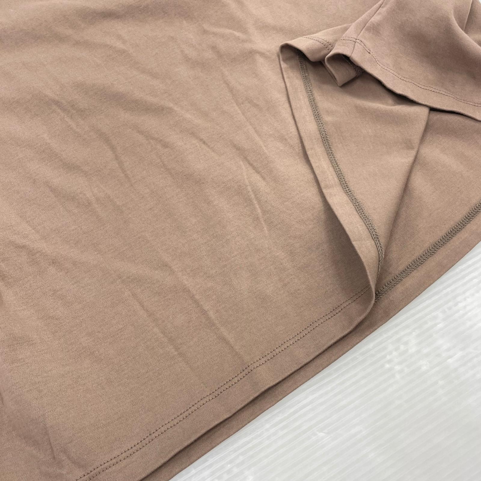 その他トップス Aquascutum プレートタグ付ノースリーブカットソー バックジップ ベージュ