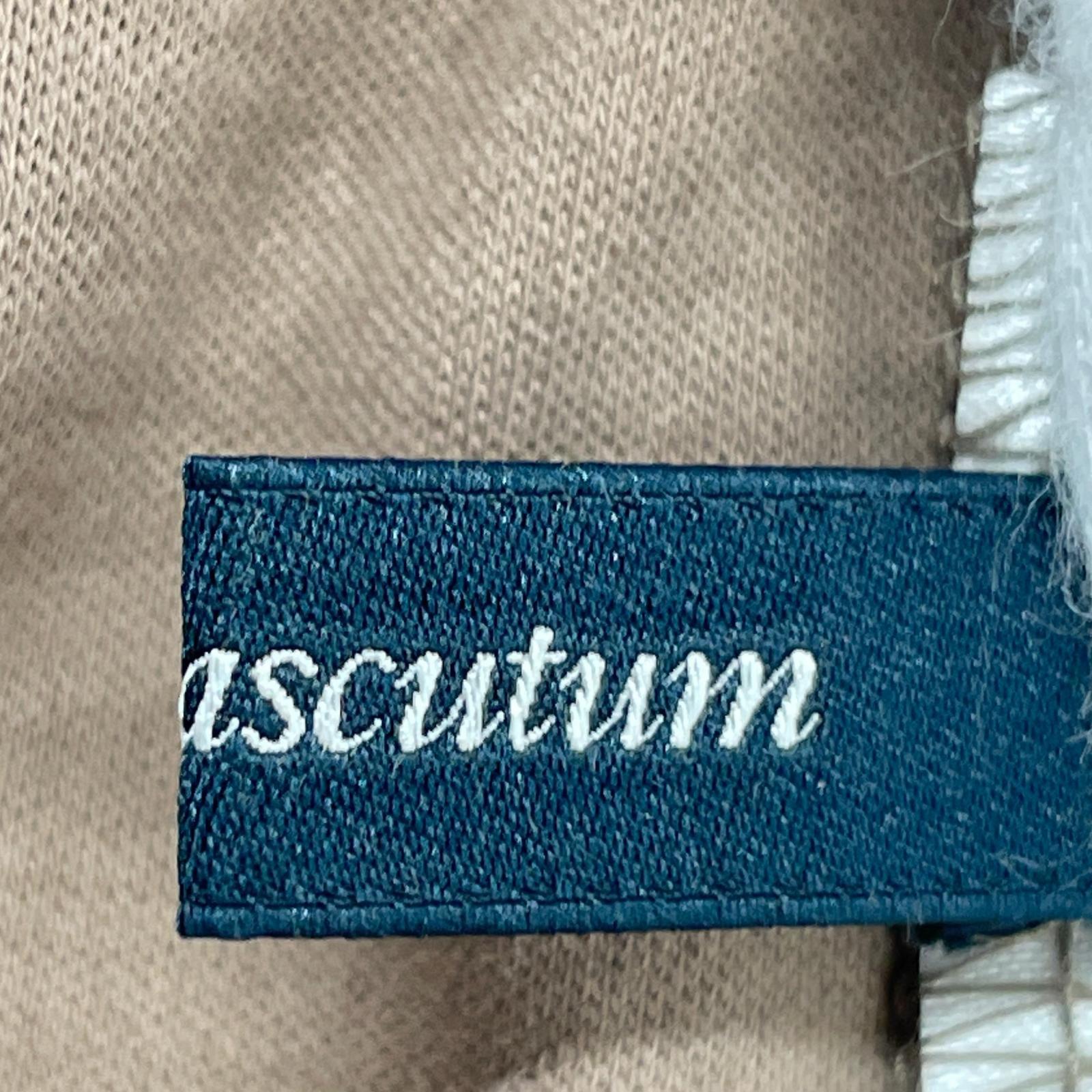 その他トップス Aquascutum プレートタグ付ノースリーブカットソー バックジップ ベージュ