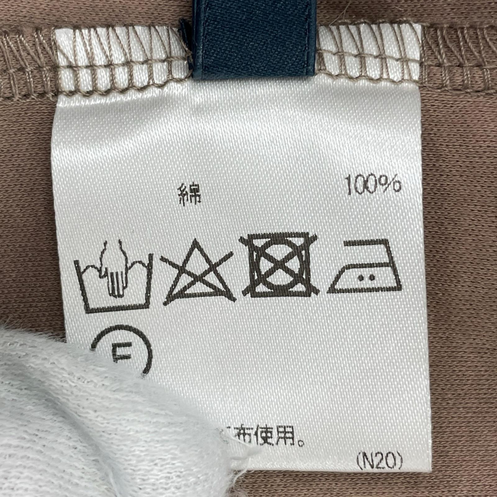 その他トップス Aquascutum プレートタグ付ノースリーブカットソー バックジップ ベージュ