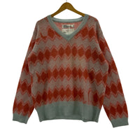 ニット DAIRIKU 23AW Tite Border Knit Pullover モヘヤニット M サックス×レッド M