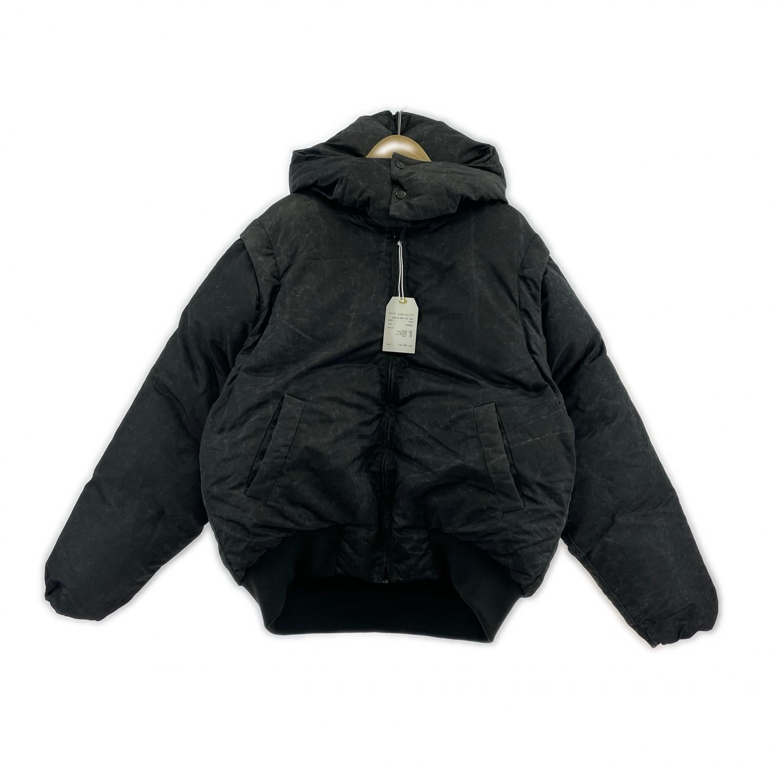 ジャケット SASQUATCHfabrix. THREE WAY DOWN FLIGHT JACKET ダウンジャケット L ブラック L グレー
