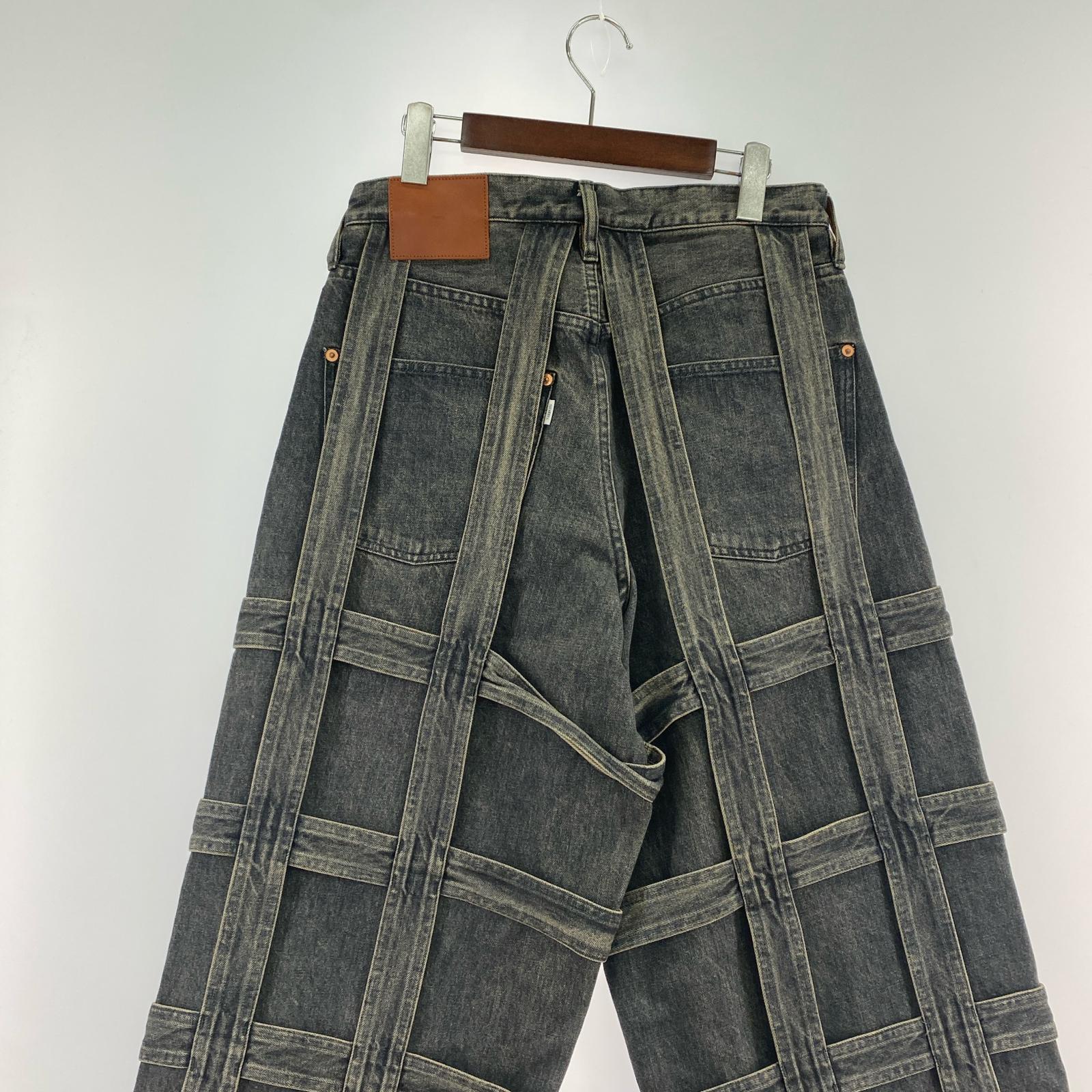 デニムパンツ SUGARHILL Caged Denim Pants ブラックデニムパンツ 32 ブラック 32 ブラック