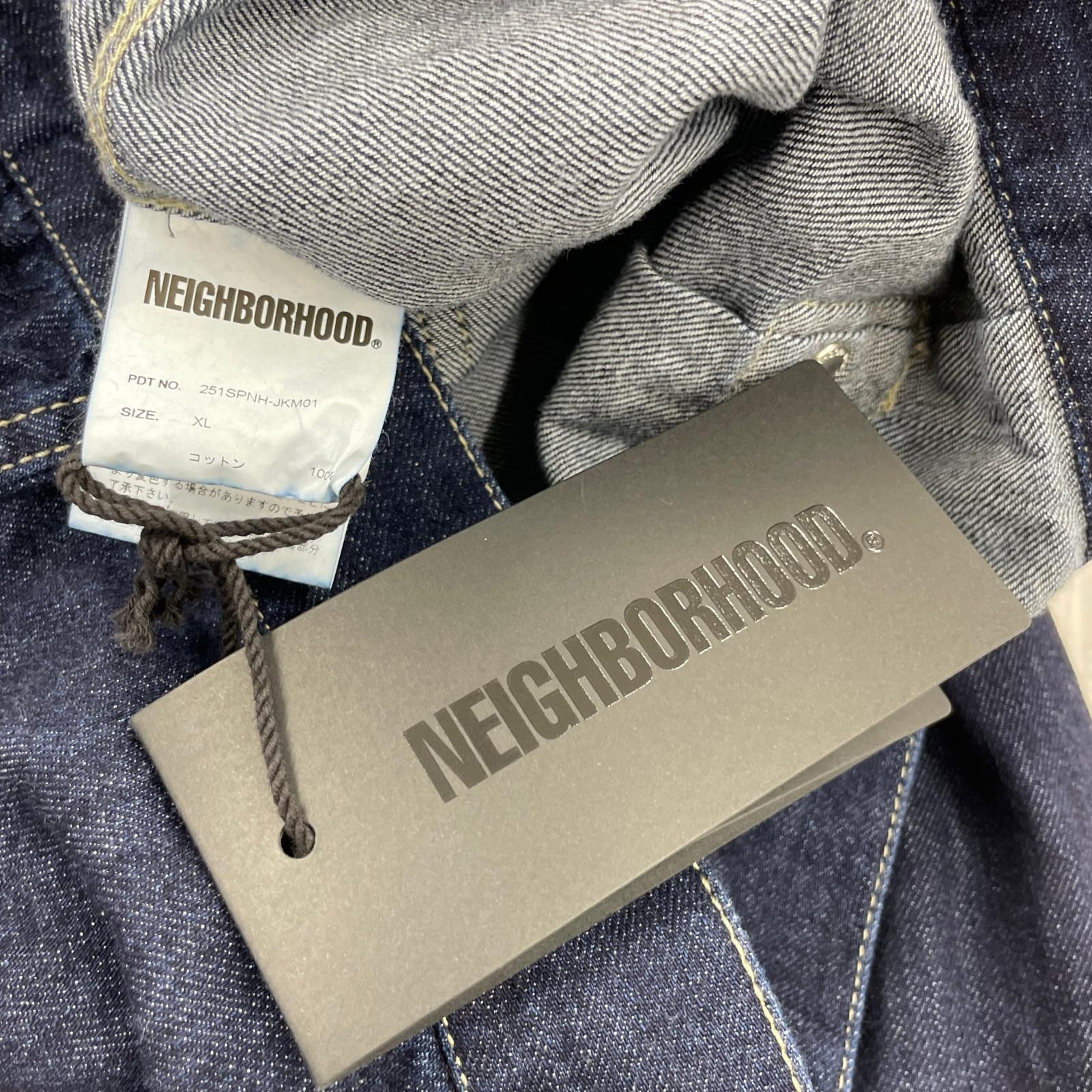 デニムジャケット WASHED LW DENIM ZIP JACKET (XL) ネイビー