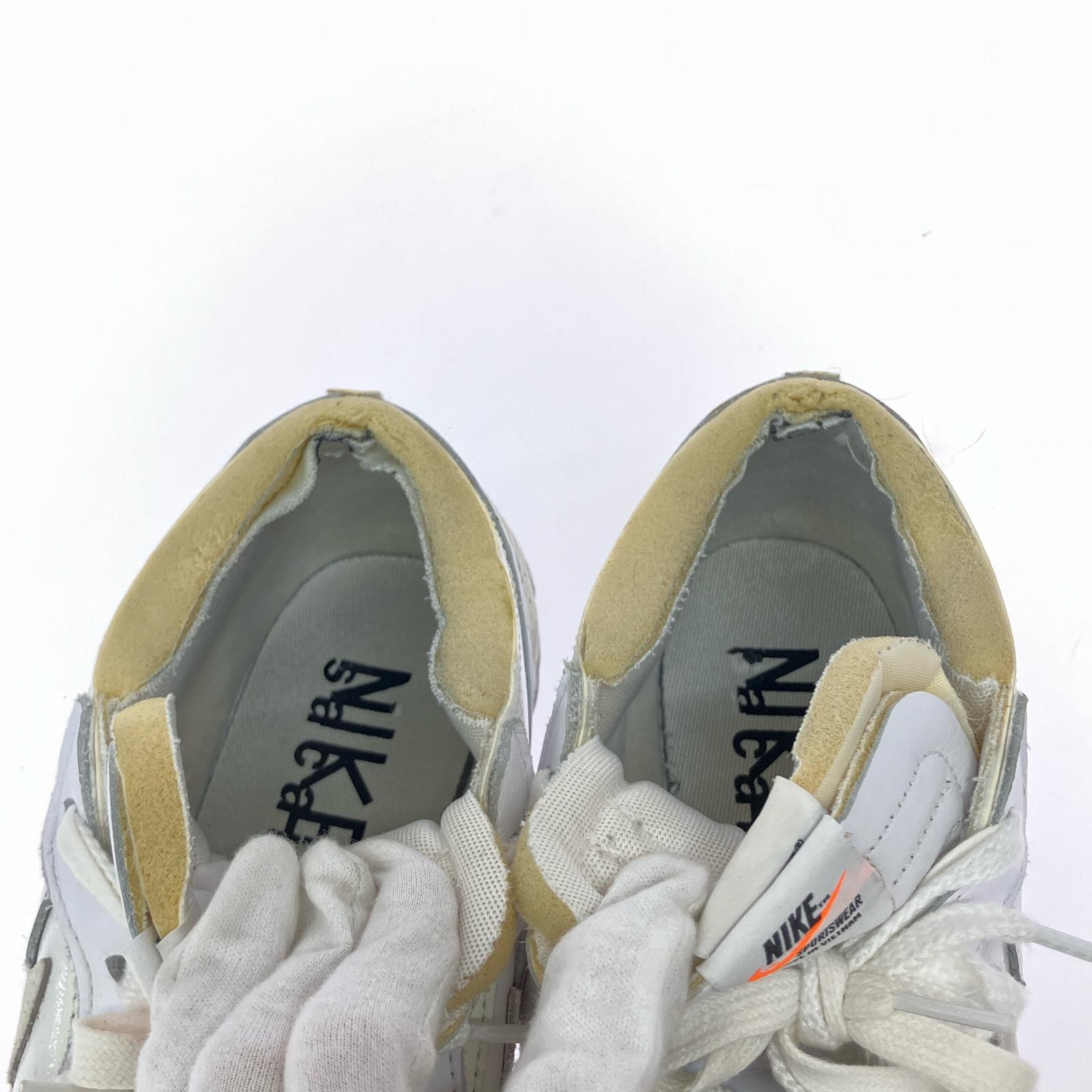 スニーカー ×sacai ローカットスニーカー 白 27.5cm (US9 1/2 UK9 EU45) ホワイト