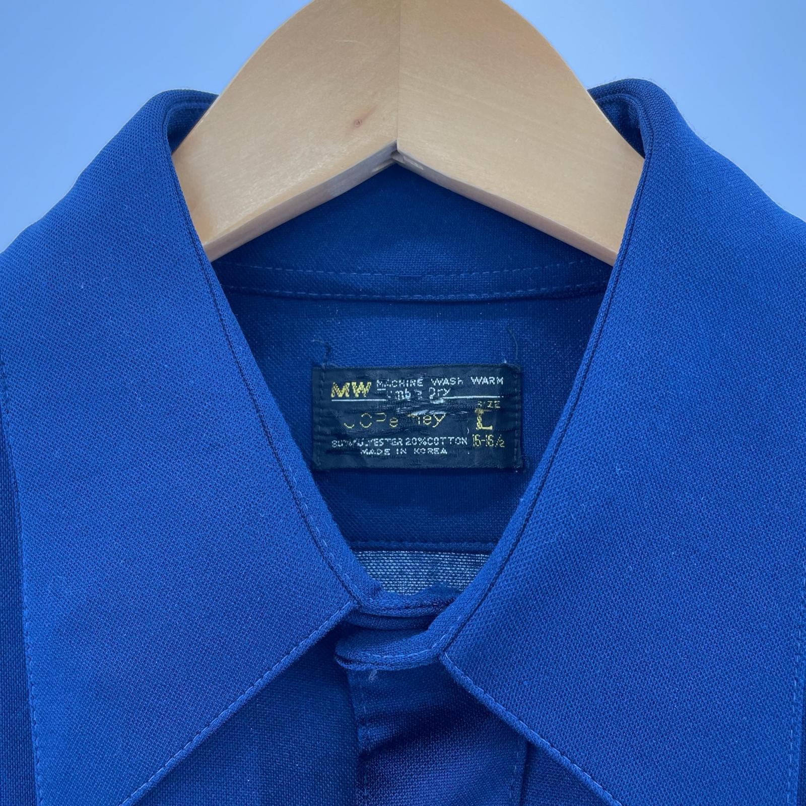 半袖シャツ JC.PENNY KOREA ブルー L ブルー