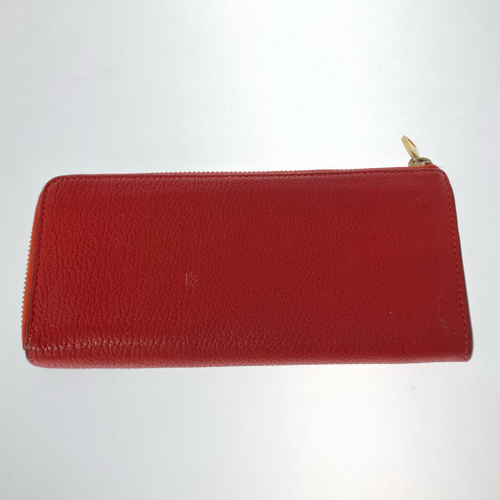 長財布 パッチワーク red レッド