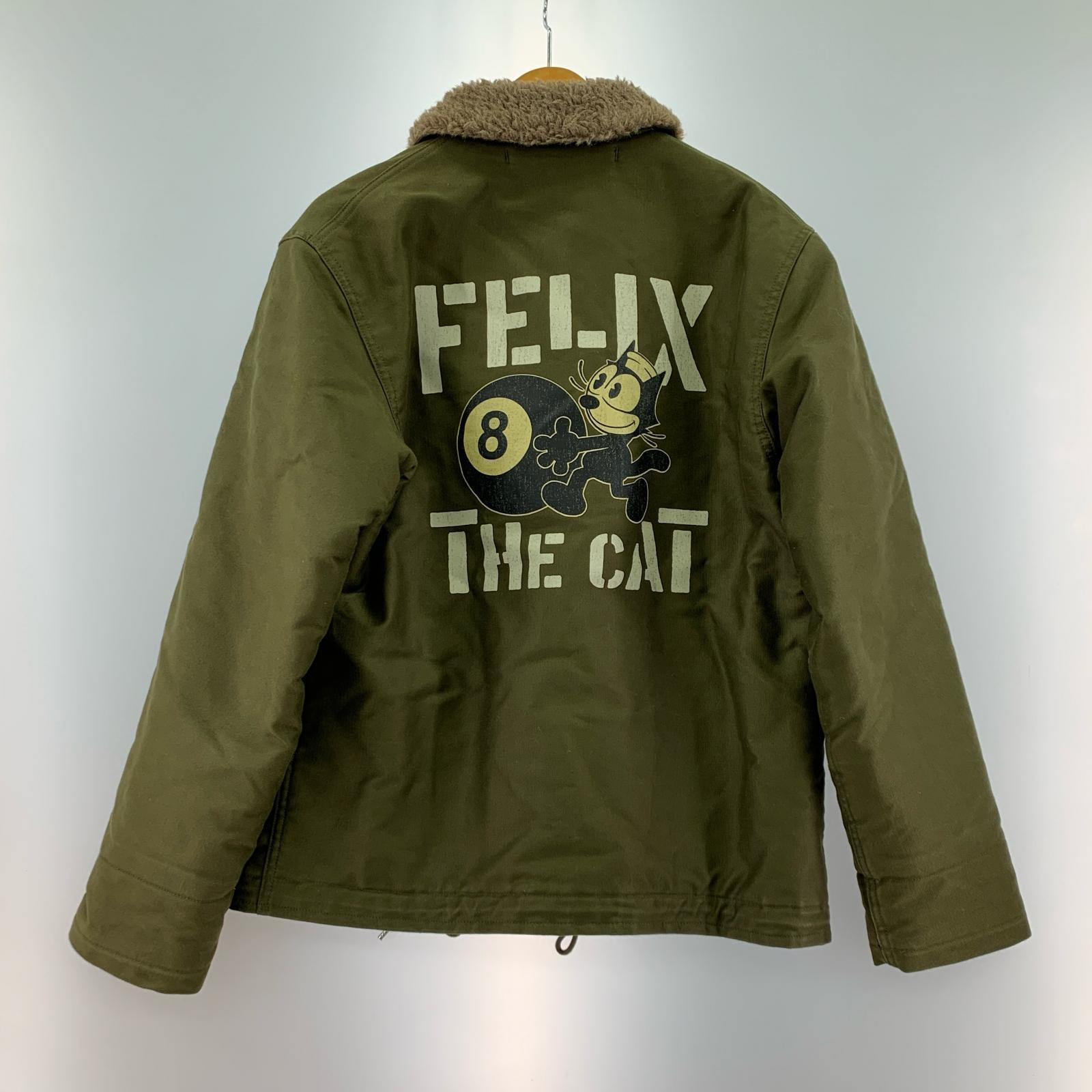 ミリタリージャケット N-1 DECK JACKET FELIX THE CAT 8 BALL 38