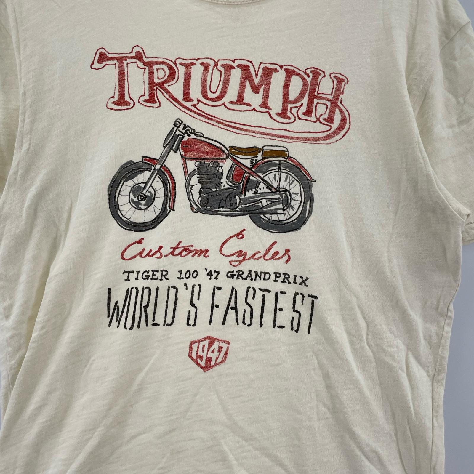 半袖Tシャツ TRIUMPH 生成り (S) S