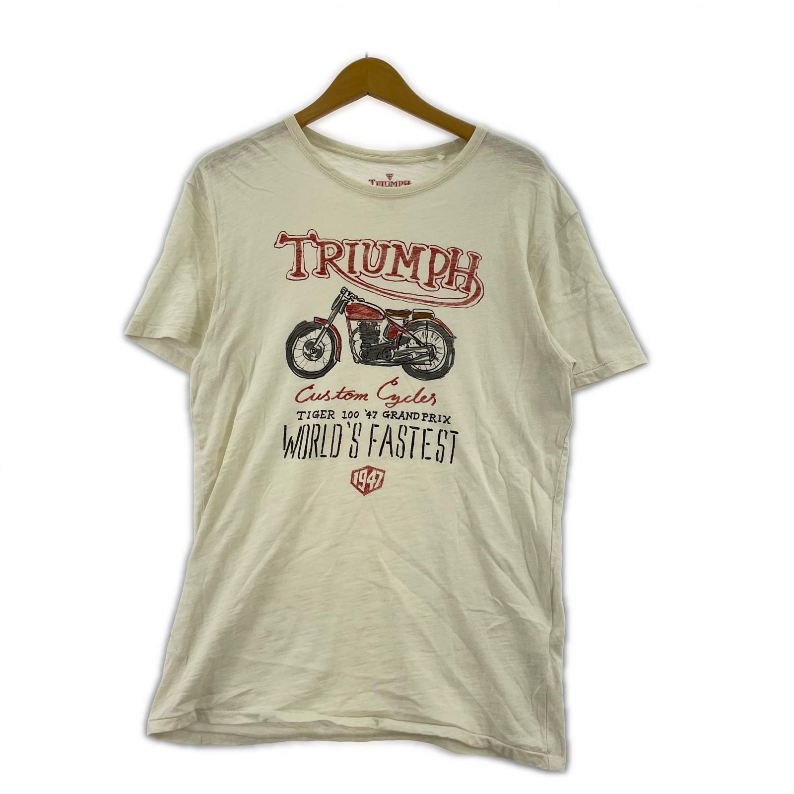 半袖Tシャツ TRIUMPH 生成り (S) S