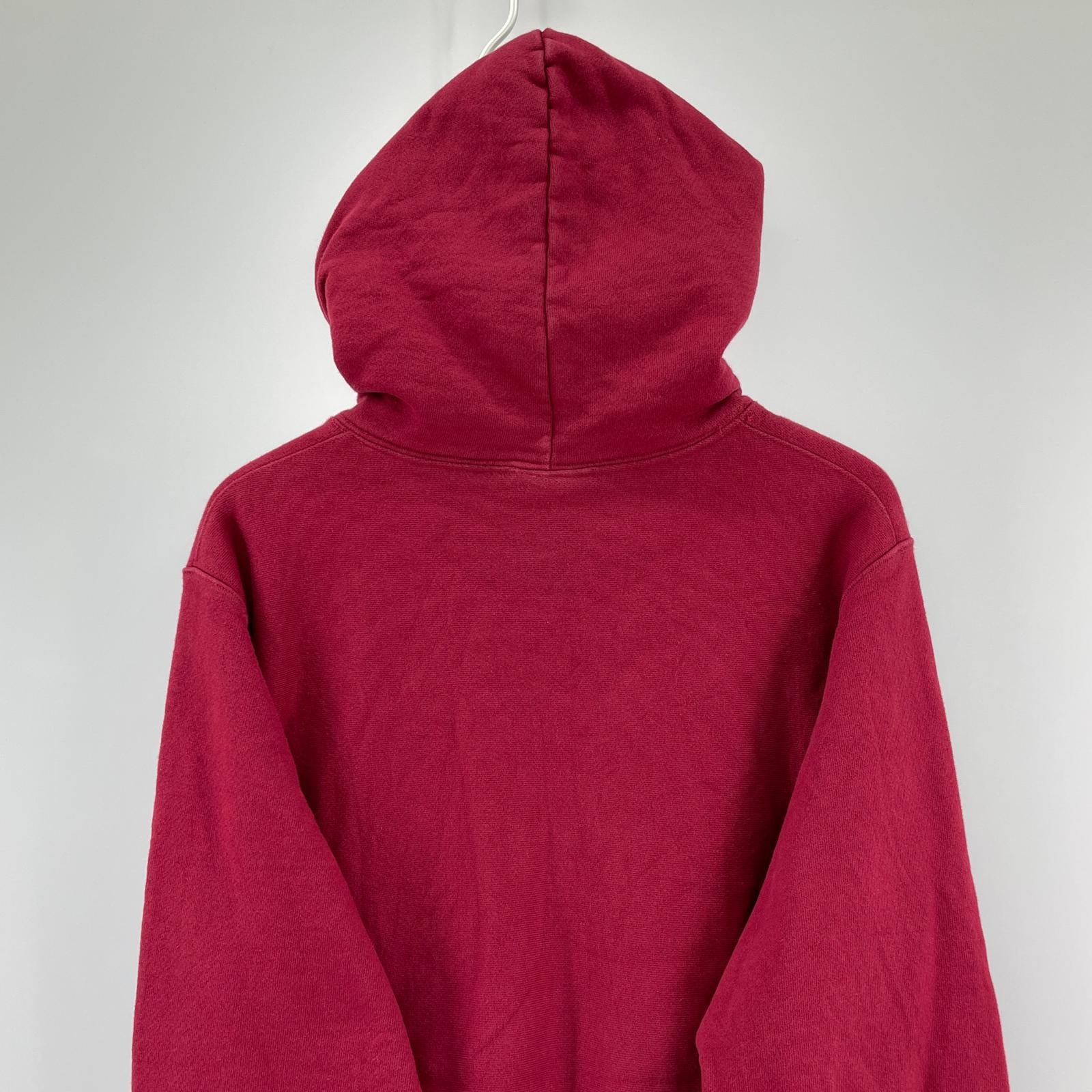 パーカー 00s REVERSE WEAVE レッド(S) S レッド