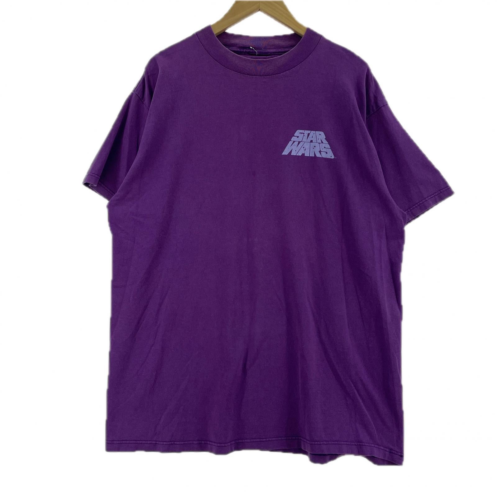 半袖Tシャツ 90s STAR WARS レイア 紫 パープル
