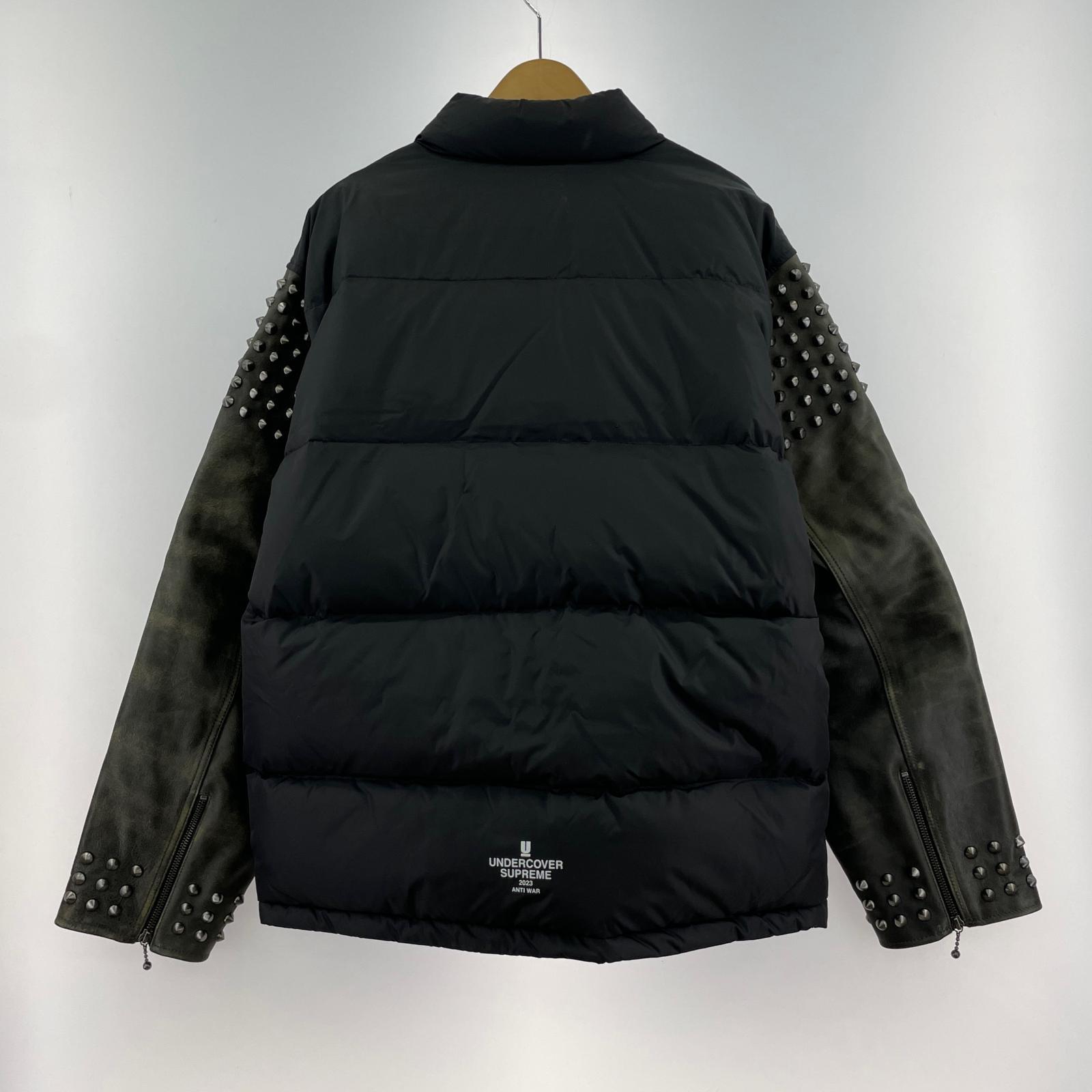 ダウンジャケット ×UNDERCOVER 23SS Studded Puffer Jacket ブラック