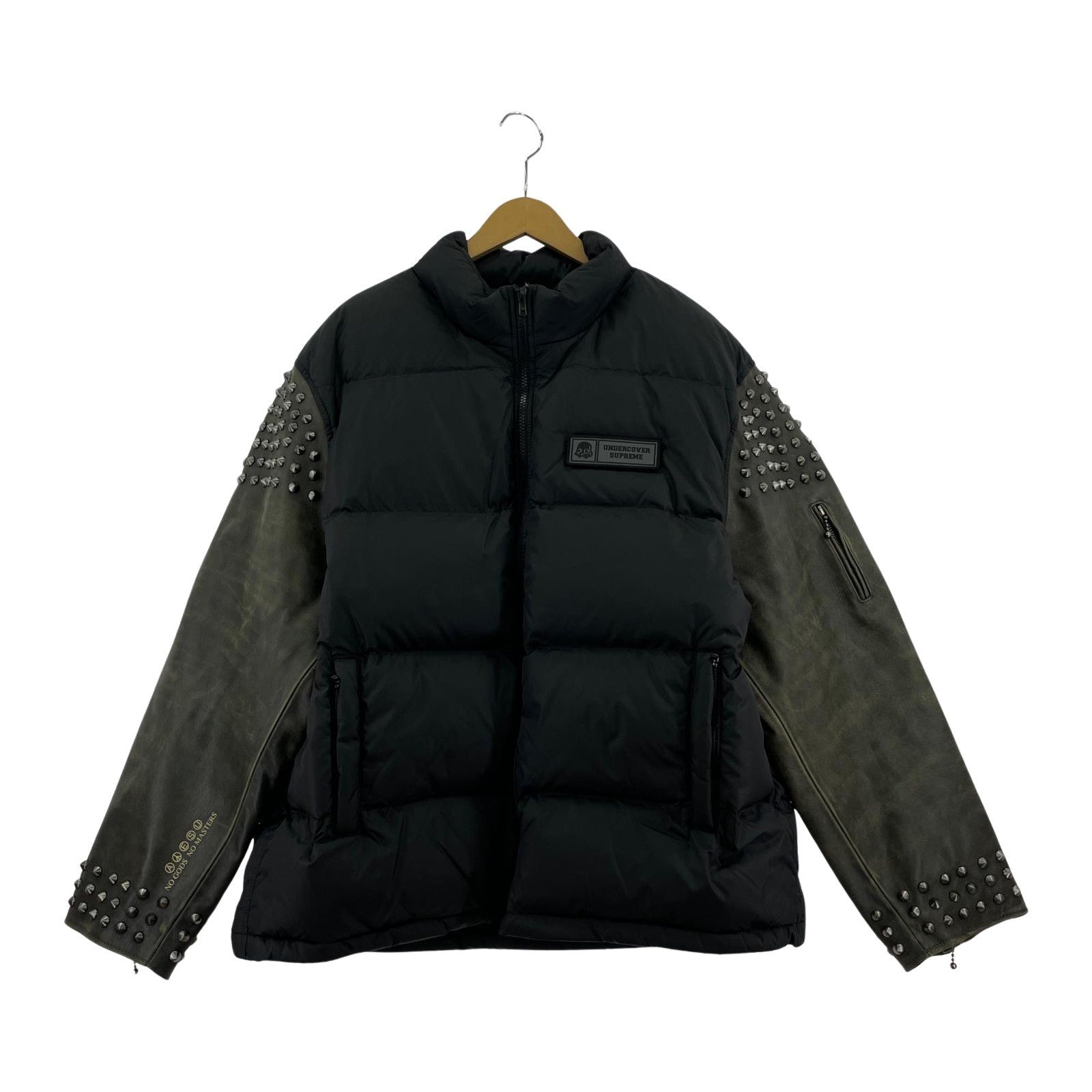 ダウンジャケット ×UNDERCOVER 23SS Studded Puffer Jacket ブラック