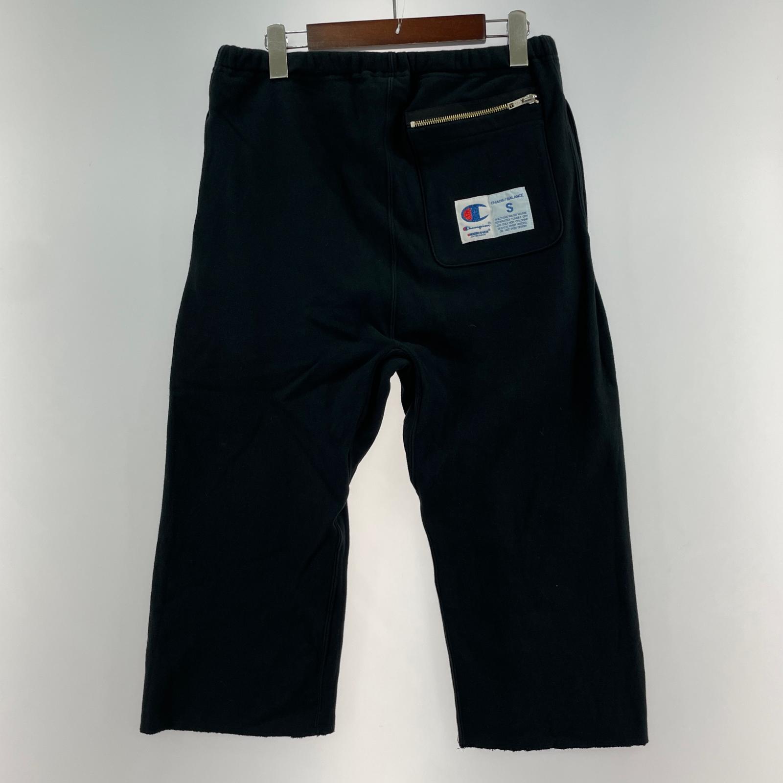 パンツ ×UNDERCOVER カットオフスウェットパンツ S ブラック
