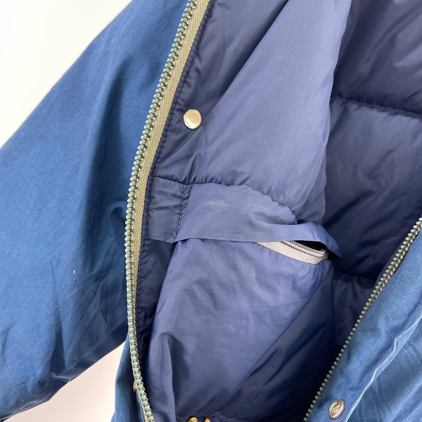 ダウンジャケット 80s SEROW DOWN JACKET BLU M M ブルー