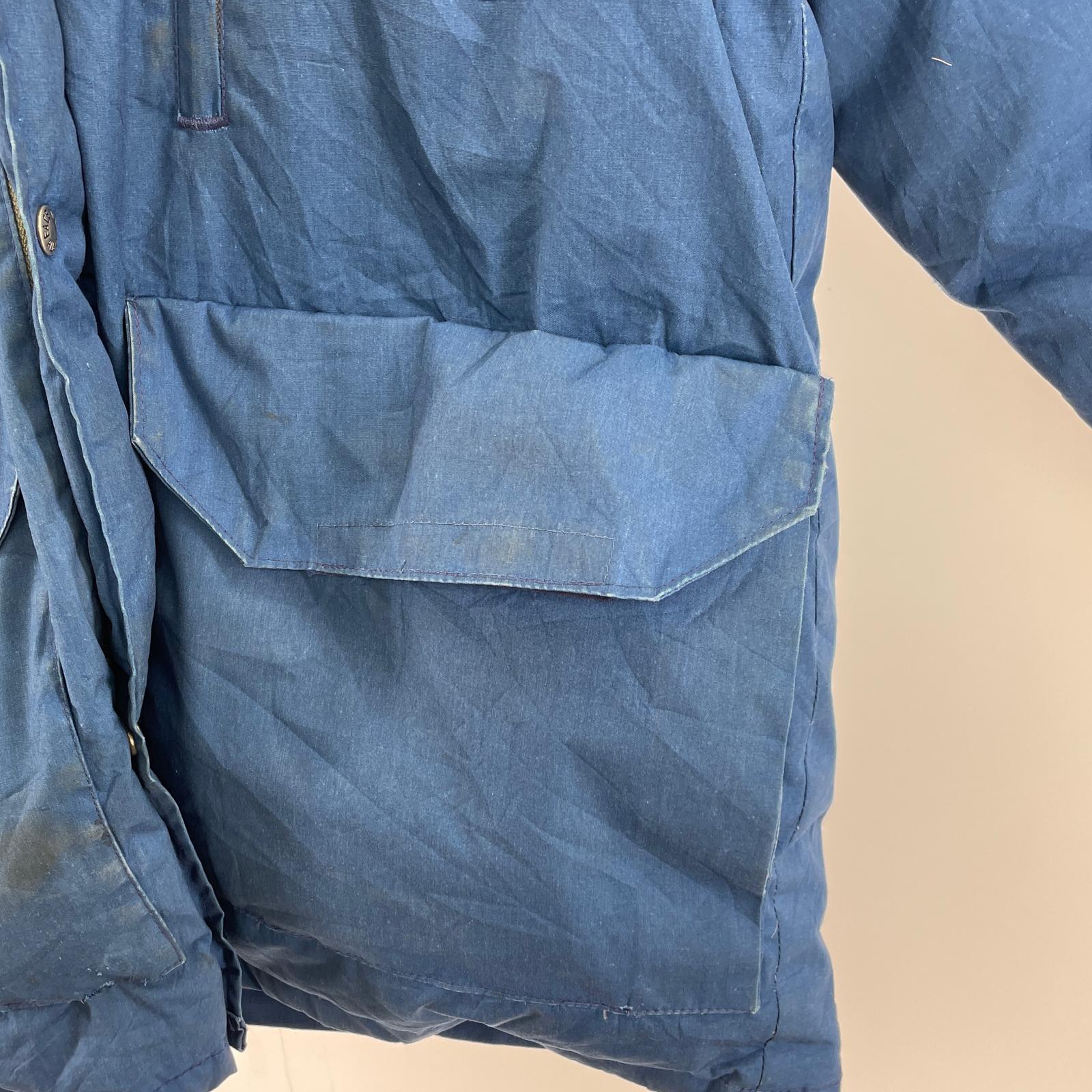 ダウンジャケット 80s SEROW DOWN JACKET BLU M M ブルー