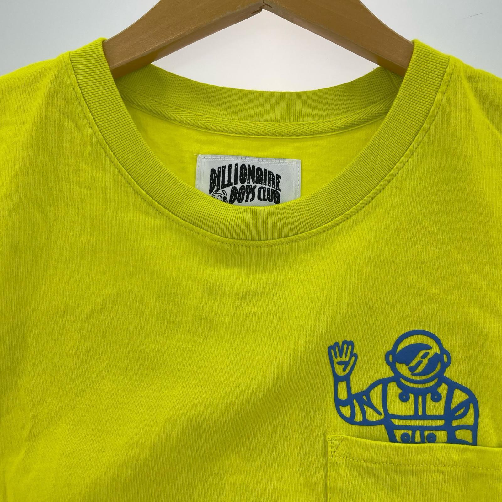 半袖Tシャツ 立体プリント 黄(M) M イエロー