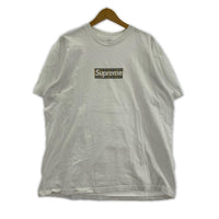 半袖Tシャツ シュプリーム×バーバリー コラボT 若干首元黄ばみ L ホワイト