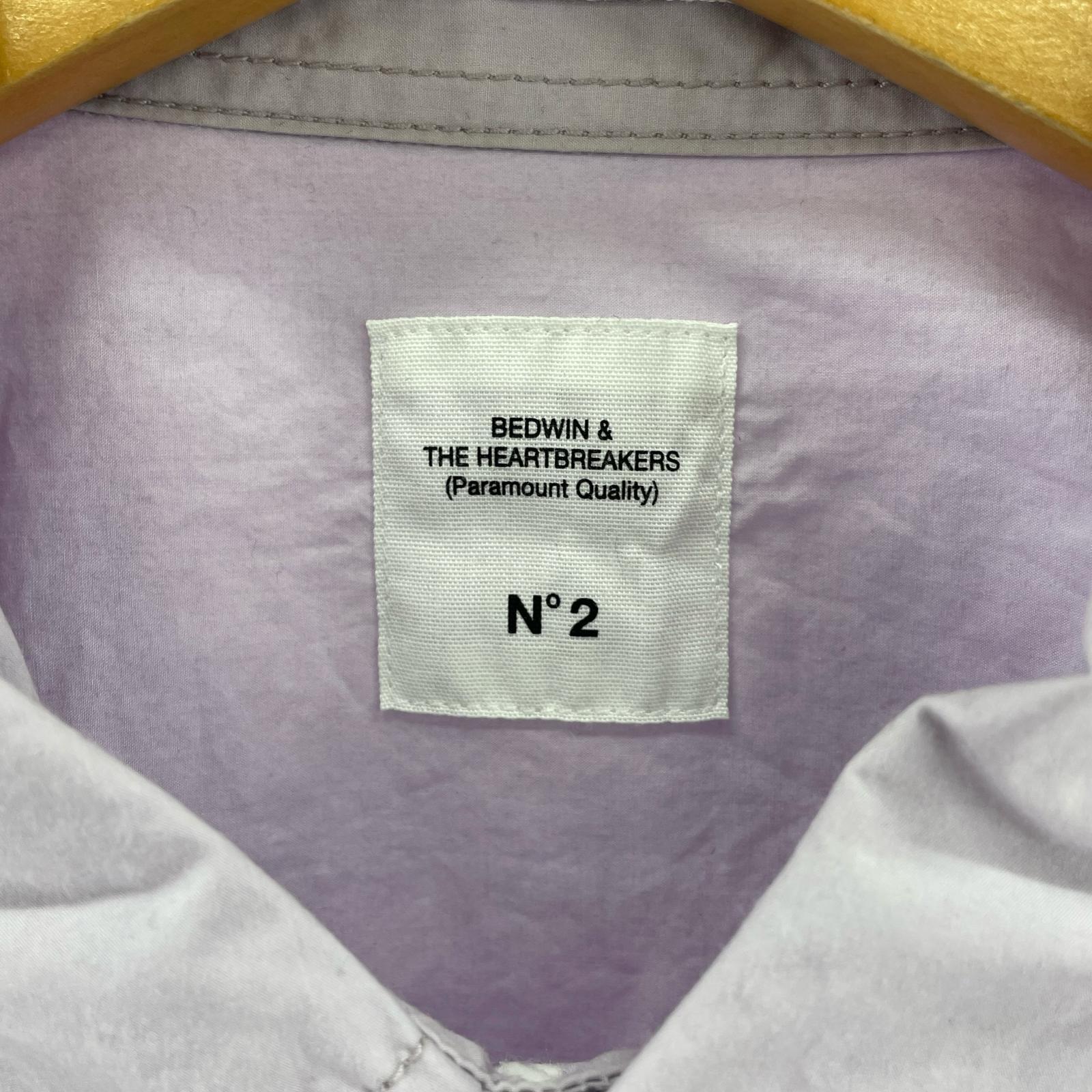 長袖シャツ L/S TYPEWRITER CLOTH SHIRT 紫 2 パープル