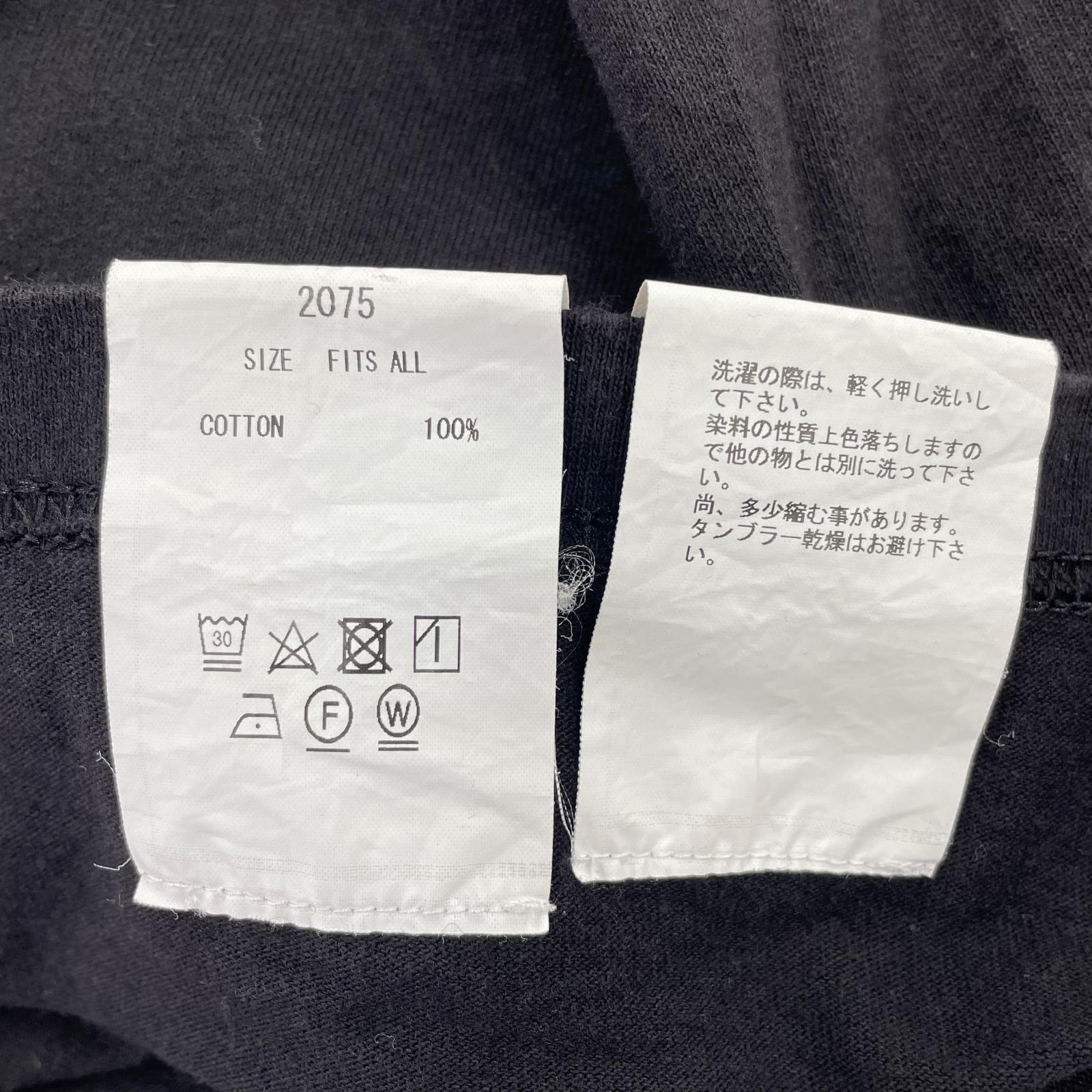 半袖Tシャツ 2075 / FCZN 3C SS TEE 黒 F ブラック