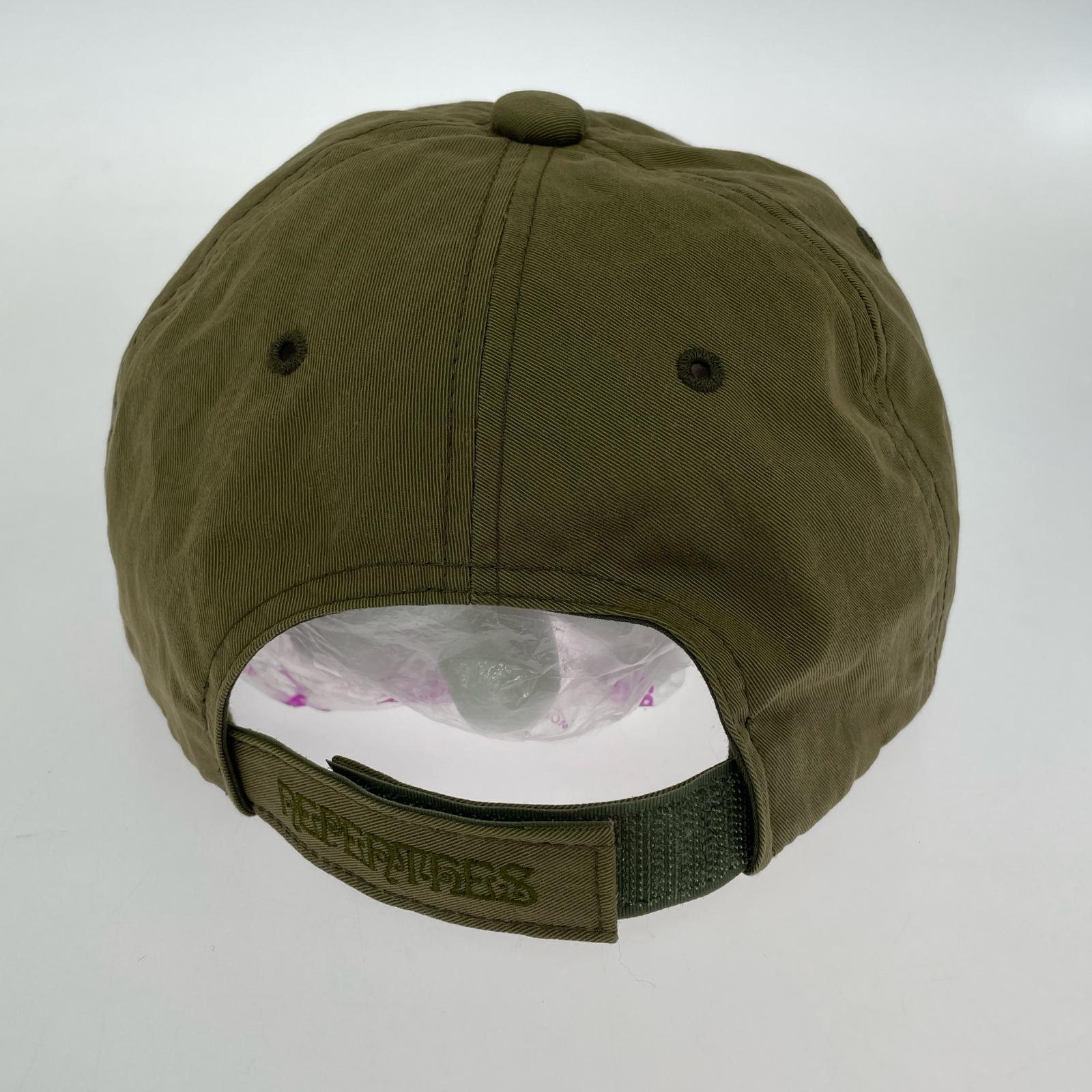 キャップ NEPENTHES N-Emb. Cap-C/N Twill ロゴ刺繍キャップ オリーブ
