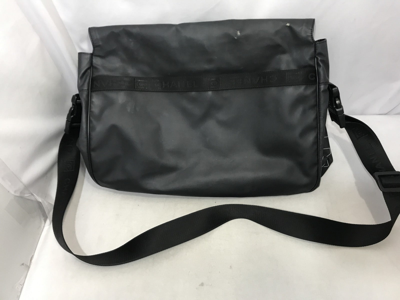 CHANEL ココマーク スポーツライン メッセンジャーバッグ 黒