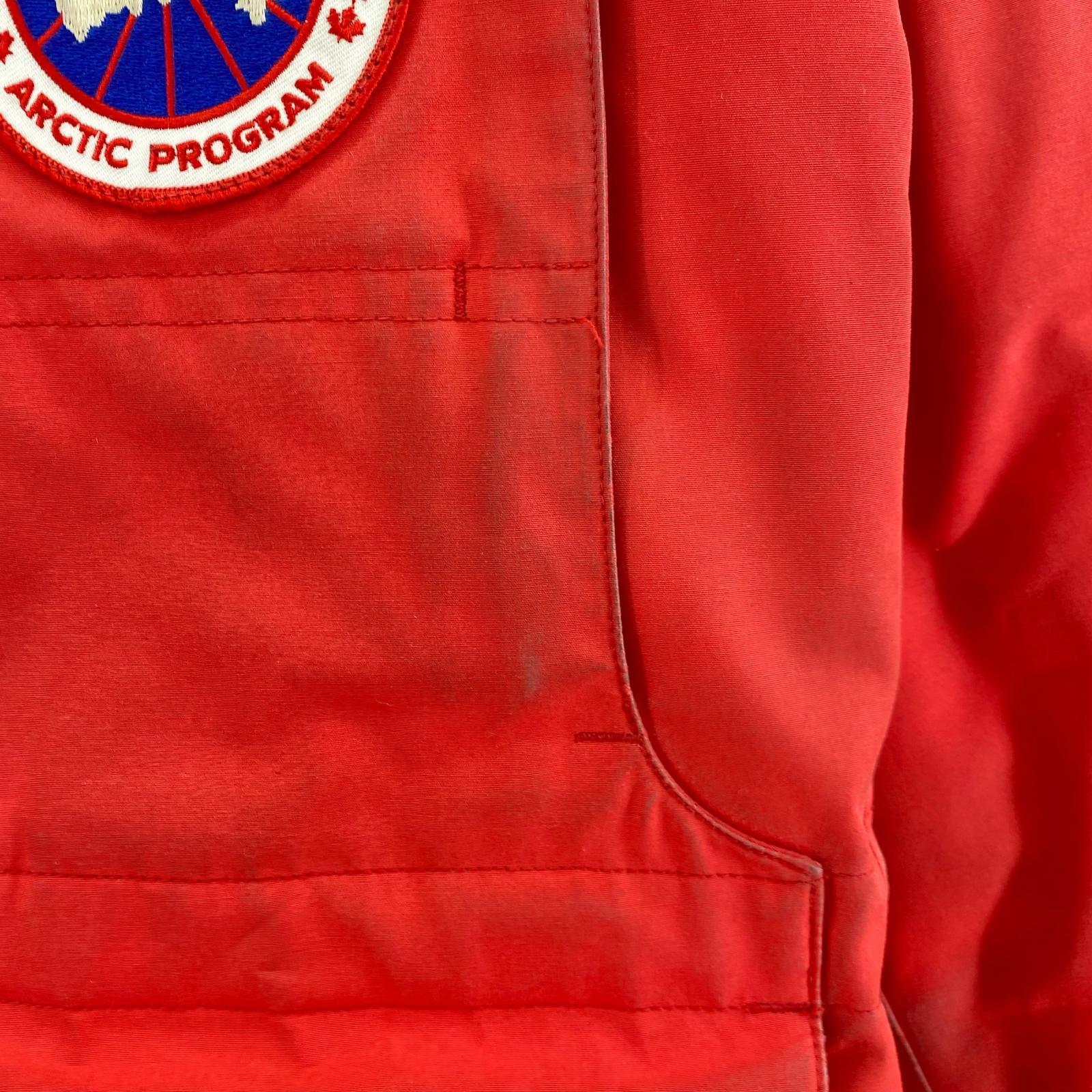ダウンジャケット CANADA GOOSE Citadel Parka 99C5019 赤 (M) M レッド