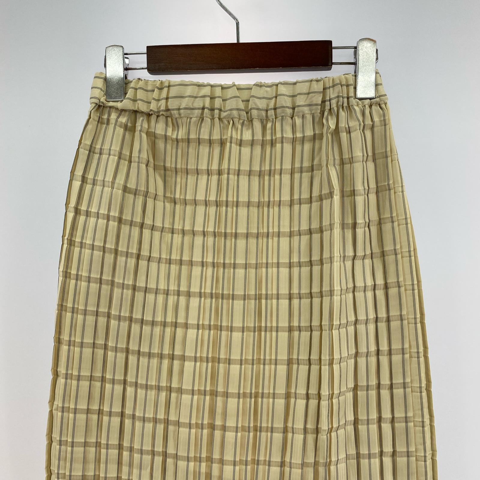 ロングスカート Box Pleated Skirt フリー