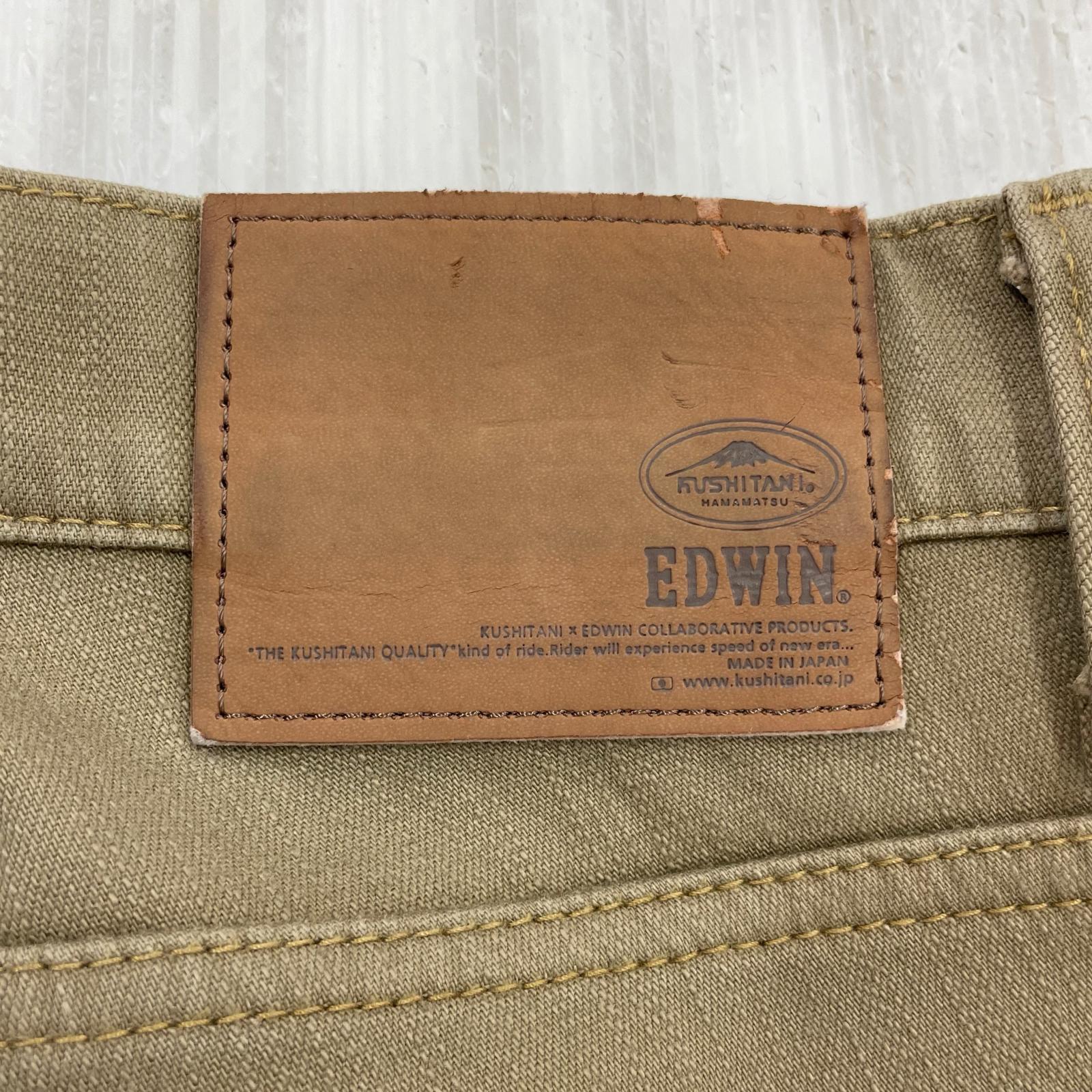 パンツ KUSHITANI EDWIN ET-9588 ライディングパンツ 35 ブラウン